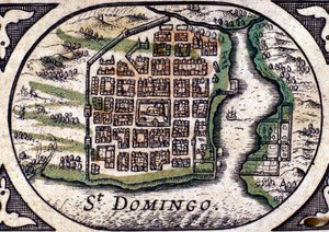 Santo Domingo – W. J. Blaeu atlaszában alkotó: Joan Blaeu