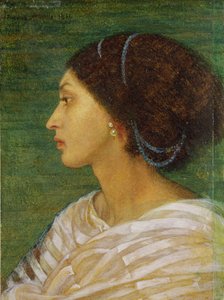 Mulatt Woman feje, 1861 (olaj, vászonra fektetve)