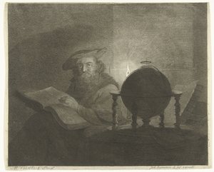 Egy tudós gyertyafénynél
