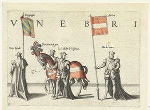 A vetélkedő része, 10. sz V. Károly császár temetési menete, 1558 (sorozat címe)