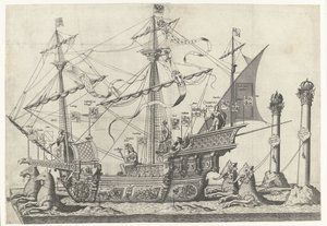A Victoria hajó, 5. sz V. Károly császár temetési menete, 1558 (sorozat címe)