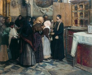 Csók az ereklyét alkotó: Joaquín Sorolla
