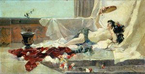 Bacchus papnője alkotó: Joaquín Sorolla