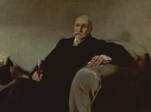 Jose Echegaray y Eizaguire (1832-1916) spanyol matematikus és drámaíró portréja alkotó: Joaquin Sorolla y Bastida