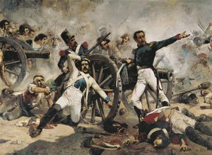 Május másodika. 1884 (olaj, vászon) alkotó: Joaquin Sorolla y Bastida