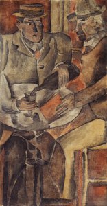 Cafe Gathering, 1926 körüli (tempera, vászon)