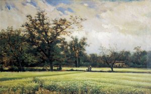Hajdina virágzik. Joaquim Vayreda i Vila (1843-1894) festménye. Olaj, vászon, 19. század második fele, spanyol művészet. Montserrat Múzeum (Spanyolország).