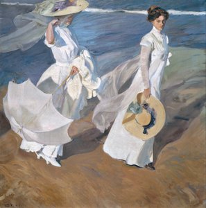 Séta a Tengerparton alkotó: Joaquín Sorolla