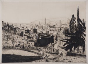 Firenze, 1924 (szárazpont)
