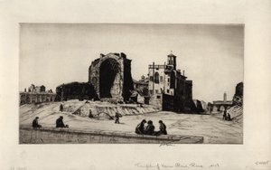 Vénusz és Róma templomai, Róma (szárazpont)