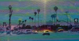 San Fernando Valley 7, 2024 körül (akril, tábla) alkotó: Joby Hickey