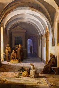 Ferences szerzetesek a Santa Maria d