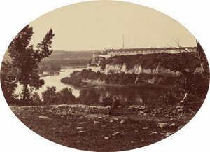 Fort Snelling, c. 1865. alkotó: Joel E Whitney