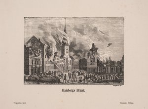 Dán: "Hamborgs brand" alkotó: Johan Aagaard