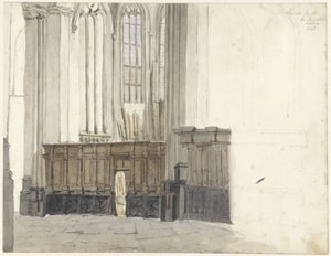 Drapenierskapel az amszterdami Nieuwe Kerkben alkotó: Johan Adolph Rust