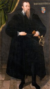 Per Brahe, az idősebb 1520-1590, 1581 körül. alkotó: Johan Baptista van Uther