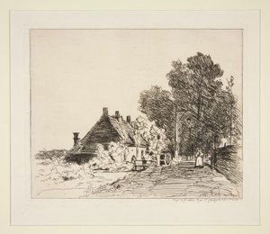 La Nourrice (A nővérlány) alkotó: Johan-Barthold Jongkind