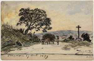 Ornacieux (recto és verso) alkotó: Johan Barthold Jongkind