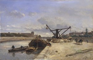 Kilátás a Quai dOrsay felől, 1854.