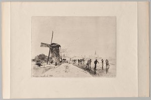 Kilátás Maaslins városára alkotó: Johan Barthold Jongkind