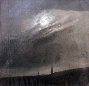 Német: Mondnacht über Dresden Holdéjszaka Drezda felett alkotó: Johan Christian Dahl