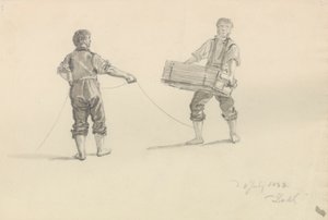 Két férfi alkotó: Johan Christian Dahl