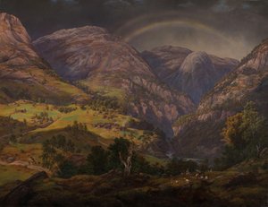 Kilátás Stalheimből alkotó: Johan Christian Dahl