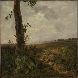 Kilátás Prestø közelében alkotó: Johan Christian Dahl