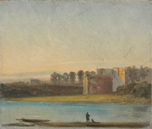 Kilátás az Elbára alkotó: Johan Christian Dahl
