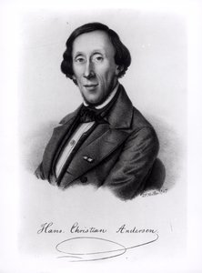 Hans Christian Andersen (1805-1875) portréja alkotó: Johan Frederick Moller