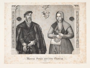 Marcus Swin és felesége alkotó: Johan Friedrich Fritz