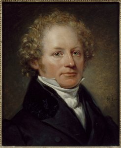 Per Daniel Amadeus Atterbom (1790-1855) portréja, Sandberg, Johan Gustaf (1782-1854). Olaj, fa