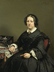 Wilhelmina Margaretha van den Bosch (1807-74). Gerard Johan felesége Lost van Themaat