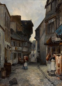 Egy utca Landerneau-ban
