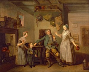 David Garrick és Mary Bradshaw David Garrick The Farmer