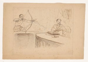 Tanulmány a „Kerkwijk Urának indítványa” című rajzfilmhez, 1878