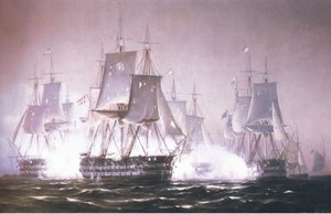 Prins Christian Frederick a britek elleni csatában, folyóiratból vagy könyvből ismeretlen forrásból alkotó: Johan Neumann