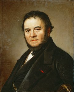 Henri Beyle költő, akit Stendhalnak hívnak, a Le Rouge et le Noir és a La Chartreuse de Parme szerzője ... (festmény, vászon) alkotó: Johan Olaf Sodermark