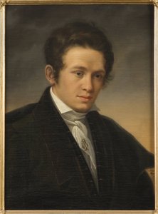 Karl August Nicander (1799-1839) költő portréja, Sodermark, Olof Johan (1790-1848). Olajfestmény alkotó: Johan Olaf Sodermark