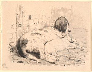 A két barát alkotó: Johan Thomas Lundbye