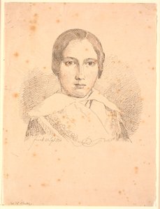 Egy fiatal lány portréja alkotó: Johan Thomas Lundbye