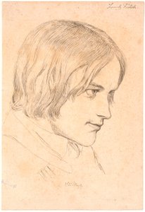 Lorenz Frølich (1820-1908) festő portréja alkotó: Johan Thomas Lundbye