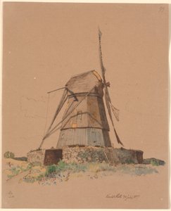 Vendet Mølle, Dortheaslyst alkotó: Johan Thomas Lundbye