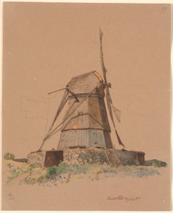 Vendet Mølle, Dortheaslyst alkotó: Johan Thomas Lundbye