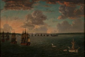 A viborg-öböli csata 1790. július 3-án.