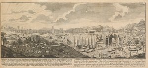Palmyra, Szíria ősi városának romjai alkotó: Johann Adam Delsenbach