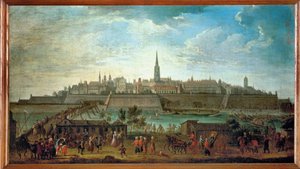 Bécs a Rotenturm-kapunál ... (olaj, vászon) alkotó: Johann Adam Delsenbach