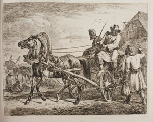 Egy orosz paraszti szekér alkotó: Johann Adam Klein