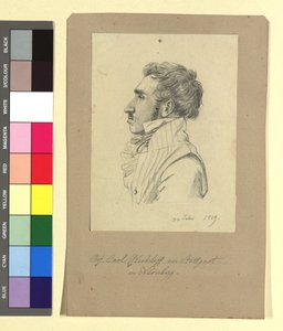 Carl Alexander von Heideloff (1789-1865), festő, építész alkotó: Johann Adam Klein