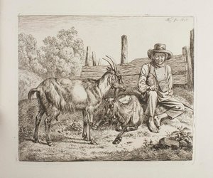Kecskepásztor alkotó: Johann Adam Klein
